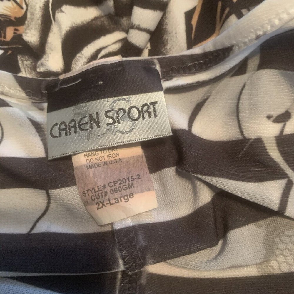 Caren Sport. Size 2X. Stretch Dress with Ruffles all down the front. B46 - Picture 7 of 7